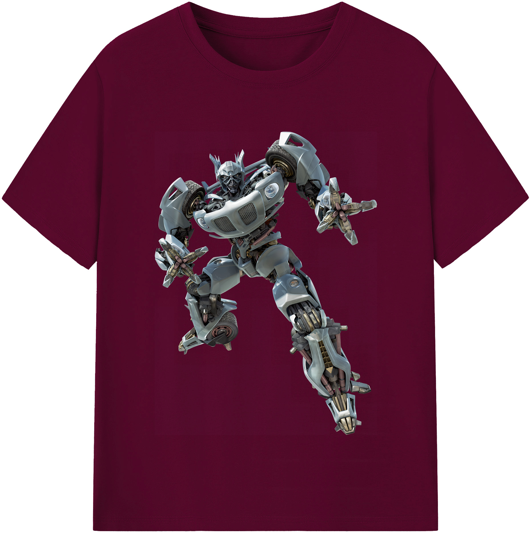 （画像用） Transformers トランスフォーマー レディースカジュアルプリントTシャツ（綿100％）